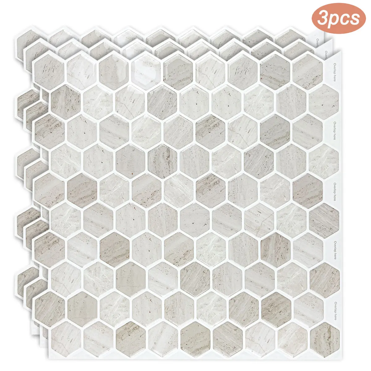 Hexagonal Peel and Stick Wallpaper Backspalsh Tile Sticker Vinyl Tiles for Kitchen Wall Decor Waterproof Bathroom Wall Stickers
Hexagonal Peel and Stick Wallpaper Backspalsh Tile Sticker Vinyl Tiles for Kitchen Wall Decor Waterproof Bathroom Wall Stickers