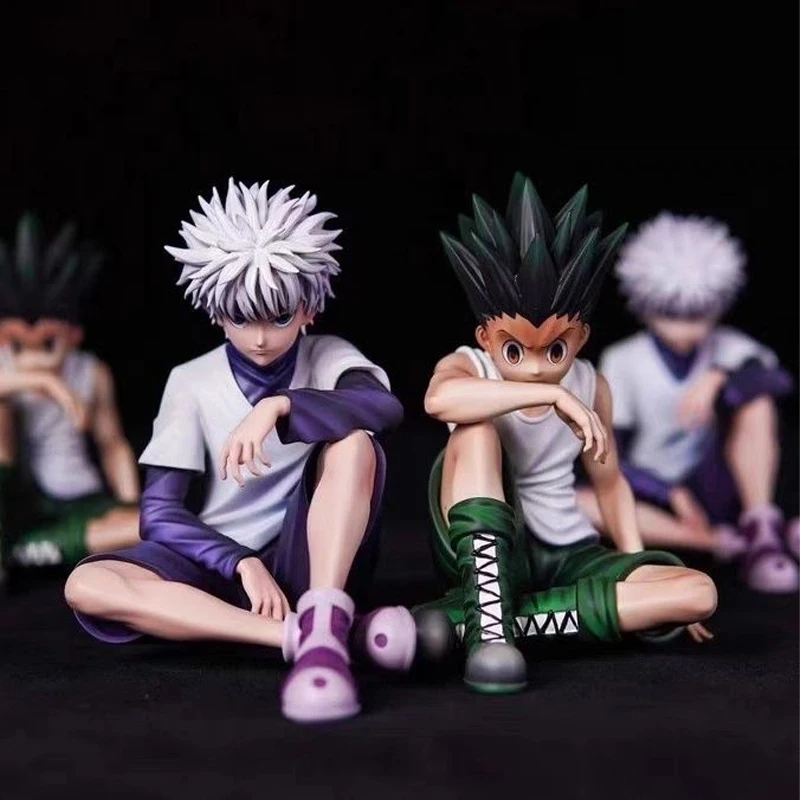 Hunter x Аниме Фигурка GON FREECSS Killua Zoldyck ПВХ GK Статуя Модель Кукла Коллекция Украшения