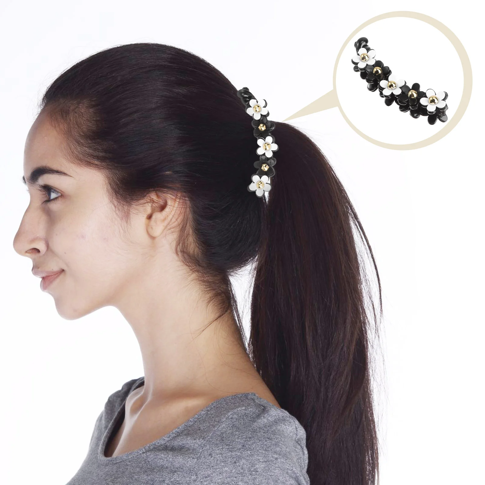 Hair Banana Clips Clip Ponytail Holder Claw Flower Women Toothed Jaw Comb Clincher Pearl Barrette Tension Acrylic Strong Thick
Hair Banana Clips Clip Ponytail Holder Claw Flower Women Toothed Jaw Comb Clincher Pearl Barrette Tension Acrylic Strong Thick