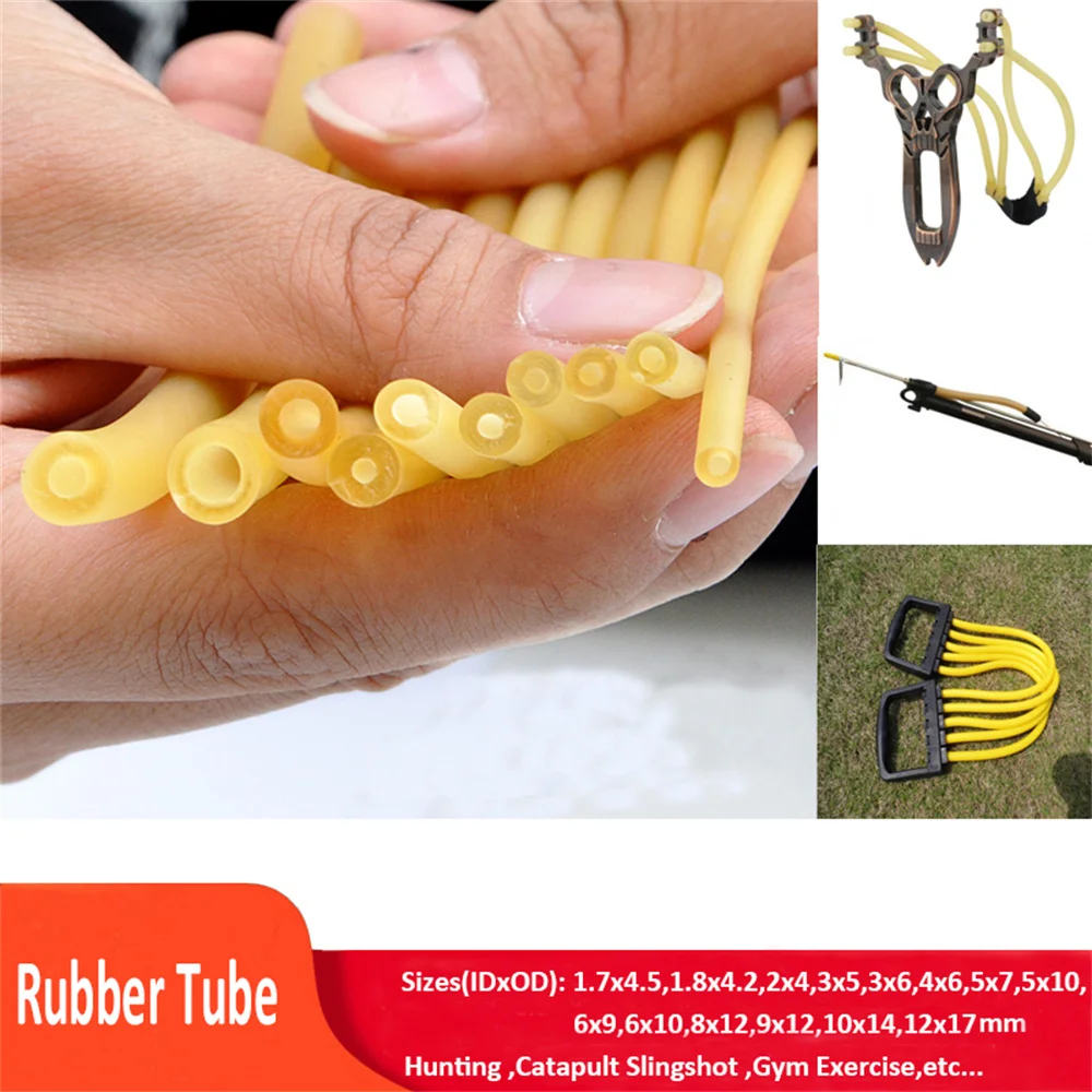 1/2/3/5M Natural Latex Rubber Hoses Inner Dia 1.6mm -12mm High Resilient Elastic Surgical Medical Tube Slingshot Catapult
1/2/3/5M Natural Latex Rubber Hoses Inner Dia 1.6mm -12mm High Resilient Elastic Surgical Medical Tube Slingshot Catapult