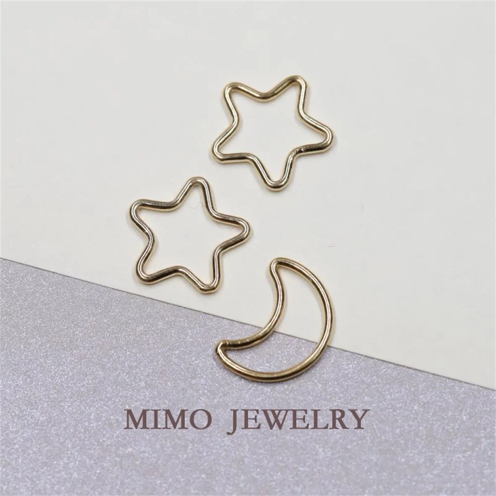 MIMO JEWELRY U.S. imports of 14k Gold Filled stars moon closed circle hollow pendant DIY handmade accessories
MIMO JEWELRY U.S. imports of 14k Gold Filled stars moon closed circle hollow pendant DIY handmade accessories