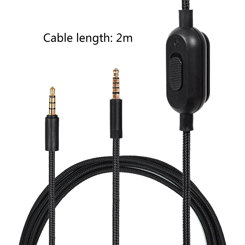 R58A Portable Headphone Cable Audio-Cord Line for Lo-gitech GPRO X G233 G433 HyperX Cloud Mix Cloud-Alpha Earphones Headset
R58A Portable Headphone Cable Audio-Cord Line for Lo-gitech GPRO X G233 G433 HyperX Cloud Mix Cloud-Alpha Earphones Headset
