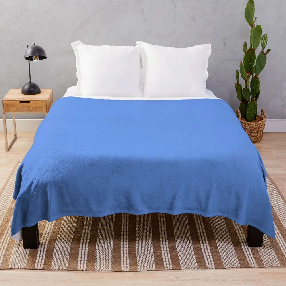 

Синее васильковое одеяло, роскошное покрывало для спальни, предметы первой необходимости