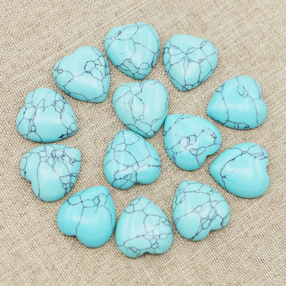 25MM Quality Natural Stone Turquoise Heart Type Ornament Charms Fashion Jewelry Making Wholesale Accessores 10Pcs Free Shipping
25MM Quality Natural Stone Turquoise Heart Type Ornament Charms Fashion Jewelry Making Wholesale Accessores 10Pcs Free Shipping