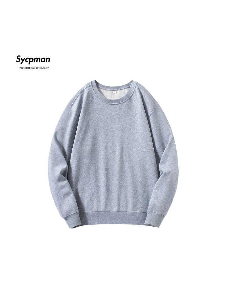 Sycpman Solid Terry Knitted O-Neck Sweater for Men Spring and Autumn Loose Pullover Couple Streetwear Sweatshirt for Women
Sycpman Solid Terry Knitted O-Neck Sweater for Men Spring and Autumn Loose Pullover Couple Streetwear Sweatshirt for Women