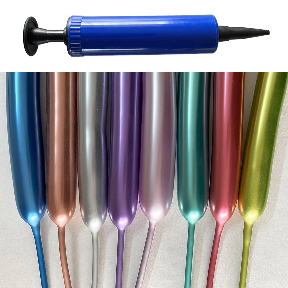 30 Plus 1 Long Twisting Metallic Ballon with Air Balloon Pump Kit Magic Chrome Balloon Birthday Wedding Festival Party Supplies
30 Plus 1 Long Twisting Metallic Ballon with Air Balloon Pump Kit Magic Chrome Balloon Birthday Wedding Festival Party Supplies