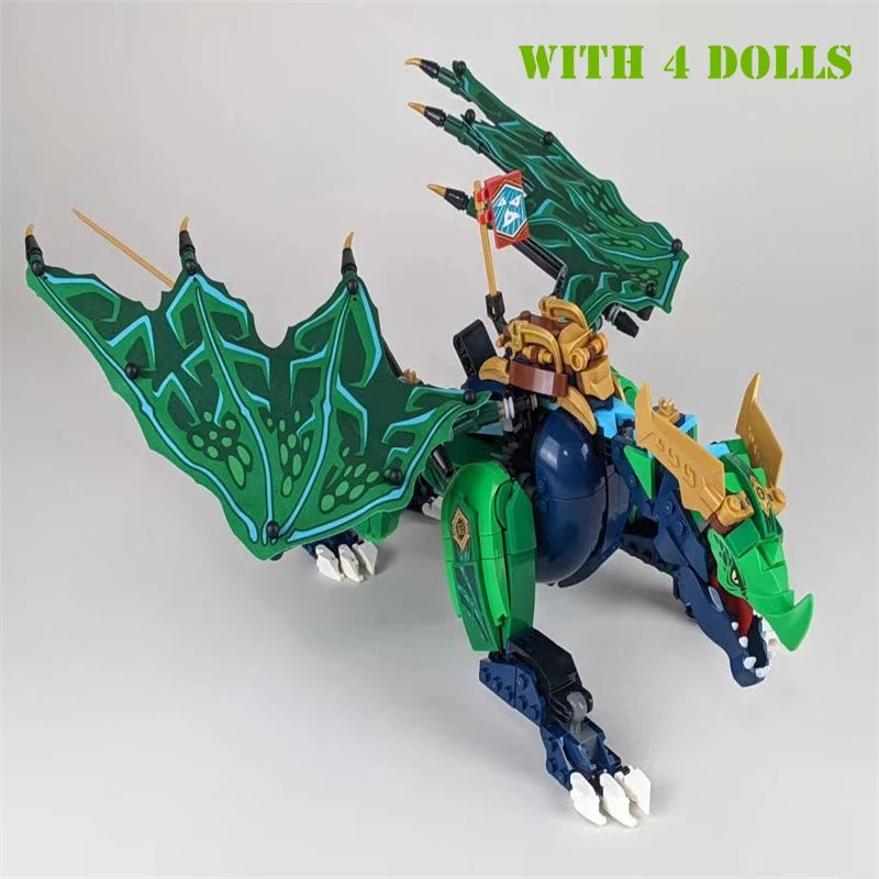 767pcs MOC Lloyd’s Legendary Dragon Building Blocks Model FIT 71766 Bricks Ninja Toys for Chilren Gift
767pcs MOC Lloyd’s Legendary Dragon Building Blocks Model FIT 71766 Bricks Ninja Toys for Chilren Gift