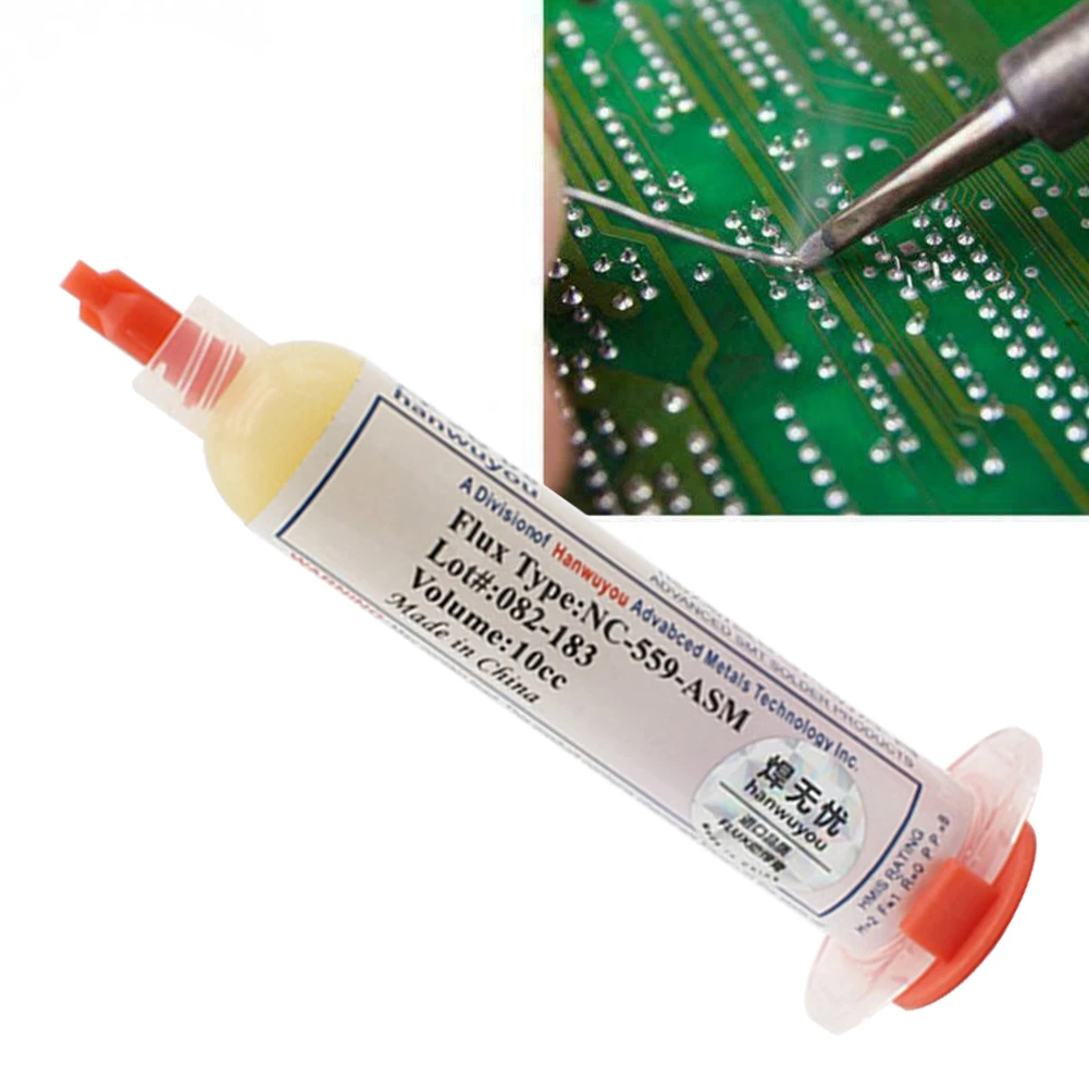 NC-559-ASM Solder Paste No-Clean Tacky Gel Solder Aste Welding Advanced Oil Flux Grease 10cc Soldering Repair Paste Soldering
NC-559-ASM Solder Paste No-Clean Tacky Gel Solder Aste Welding Advanced Oil Flux Grease 10cc Soldering Repair Paste Soldering