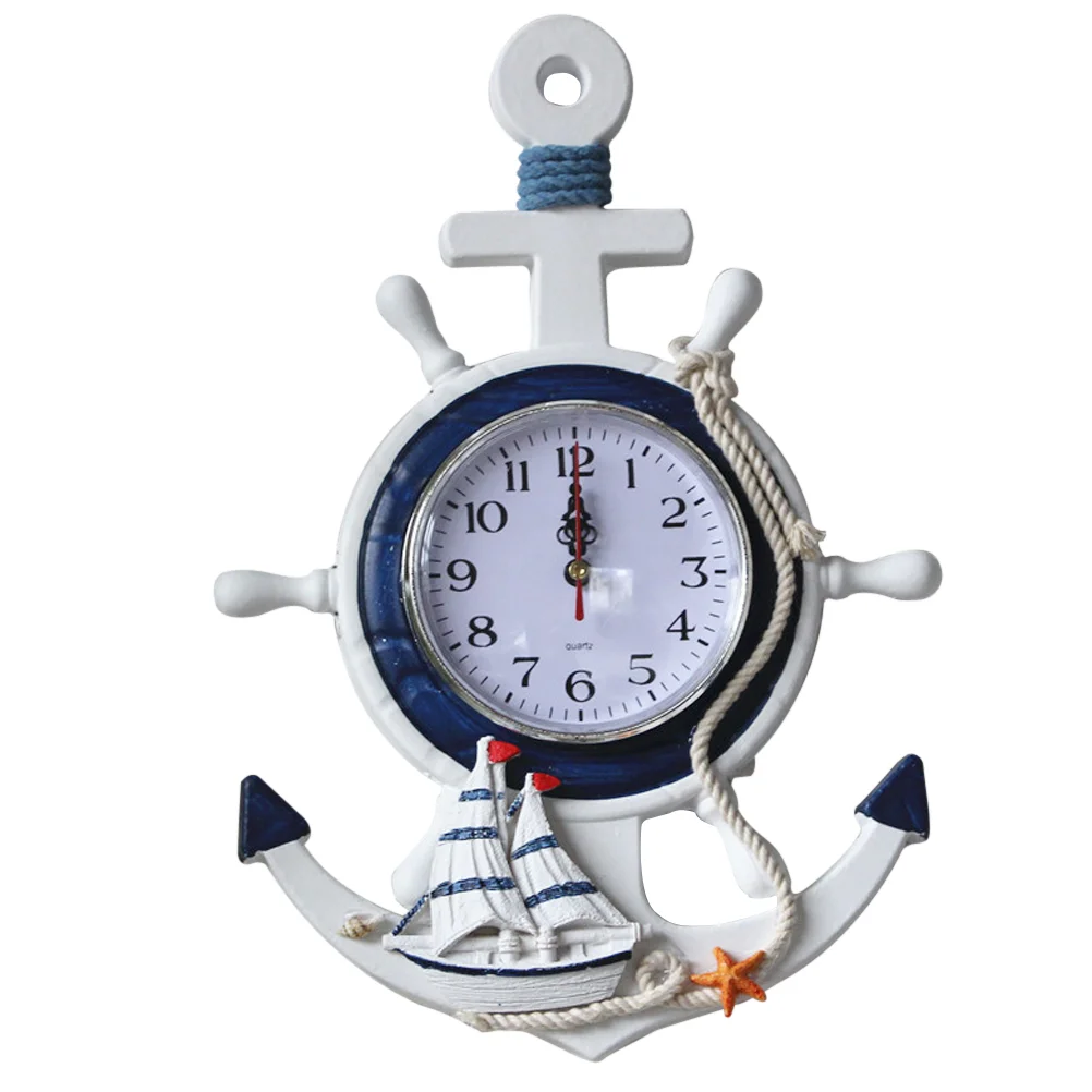 Wall Clock Anchor Shape Clock Beach Decorative Wall Watch for Nautical Nursery Room Bedroom Decoration
Wall Clock Anchor Shape Clock Beach Decorative Wall Watch for Nautical Nursery Room Bedroom Decoration