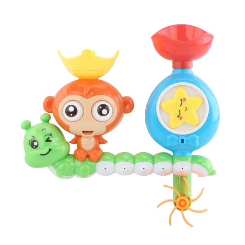 

Bath Toys For Toddlers Kids Babies 1 2 3 Year Old Boys Girls Waterfall Bathtub Toy With 2 Toy Cups Strong Suction Cups