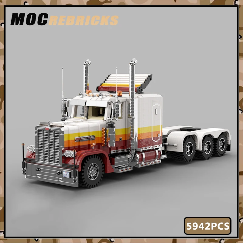 MOC Building Block Peterbilt 389 Tri Axle Truck Technology Bricks DIY Assembled Model Originality Toys Children's Holiday Gifts
MOC Building Block Peterbilt 389 Tri Axle Truck Technology Bricks DIY Assembled Model Originality Toys Children's Holiday Gifts