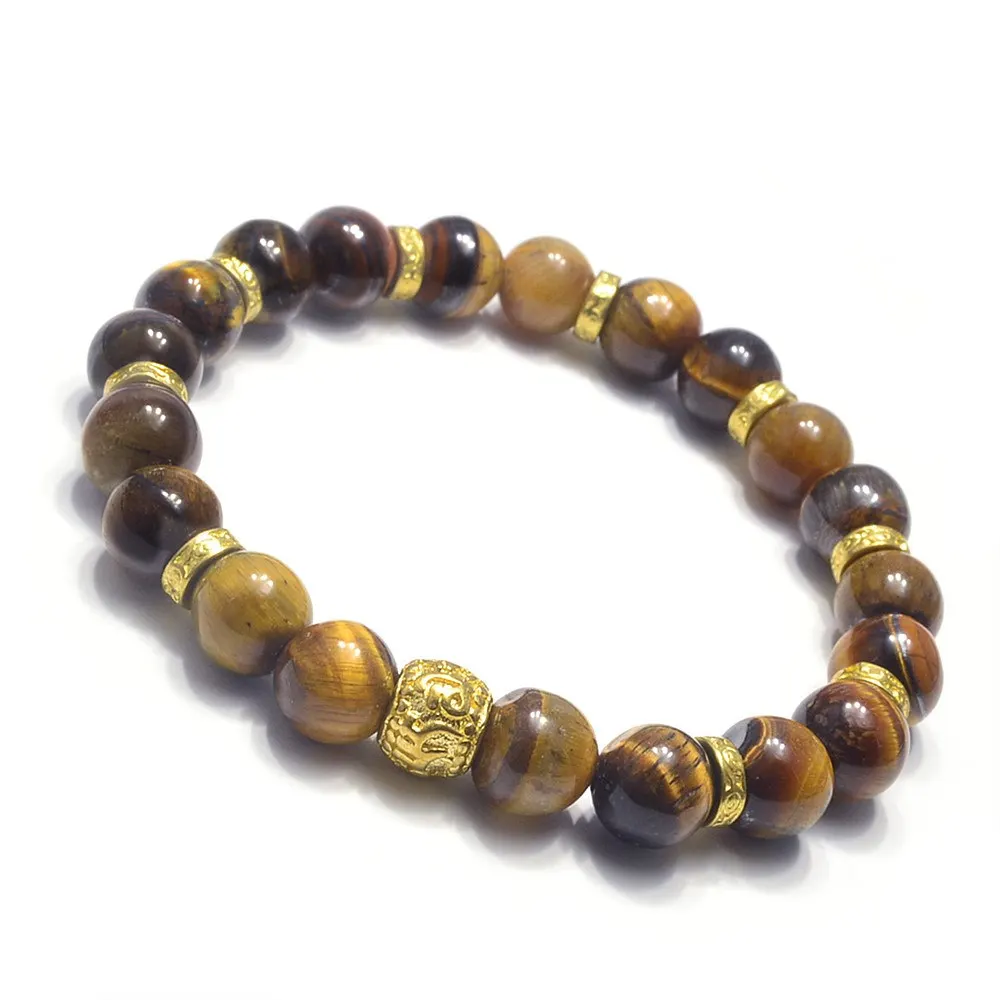 Copper Six Word Mantra Tibetan Buddha Amulet Bracelet for Women Men Genuine Natural Tiger Eye Beads Lucky Bracelets 8mm
Copper Six Word Mantra Tibetan Buddha Amulet Bracelet for Women Men Genuine Natural Tiger Eye Beads Lucky Bracelets 8mm