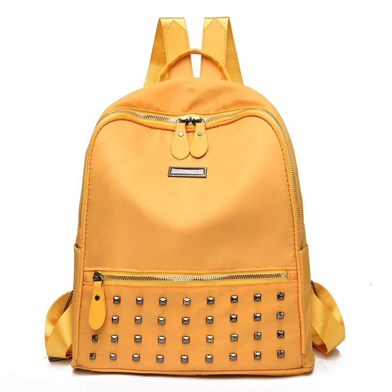 New South Korea Oxford Backpack Student Girl Rivets Leather Shoulder School Travel Rucksack for Women Students Shopping Travel
New South Korea Oxford Backpack Student Girl Rivets Leather Shoulder School Travel Rucksack for Women Students Shopping Travel
