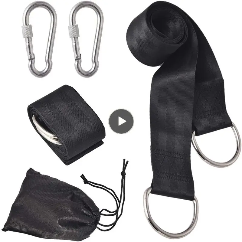 One Pair Tree Swing Hanging Kit Hammock Straps 300 KG Load Capacity Carabiner Hanging Belt Outdoor Home Garden Hammock Tools
One Pair Tree Swing Hanging Kit Hammock Straps 300 KG Load Capacity Carabiner Hanging Belt Outdoor Home Garden Hammock Tools