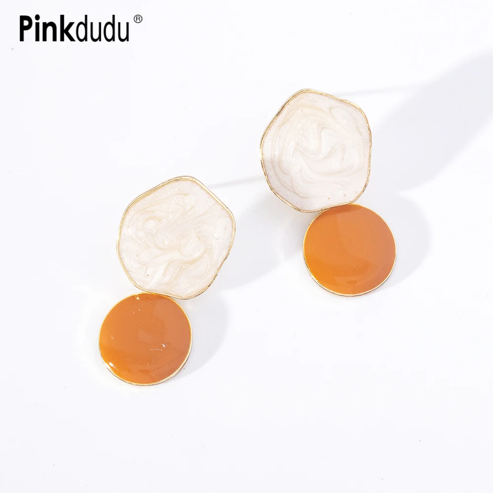 Pinkdudu Creative Simple Alloy Drip Glaze Drop Earrings Metallic Style Plated Earrings for Women Jewelry Accessories Gifts PD485
Pinkdudu Creative Simple Alloy Drip Glaze Drop Earrings Metallic Style Plated Earrings for Women Jewelry Accessories Gifts PD485