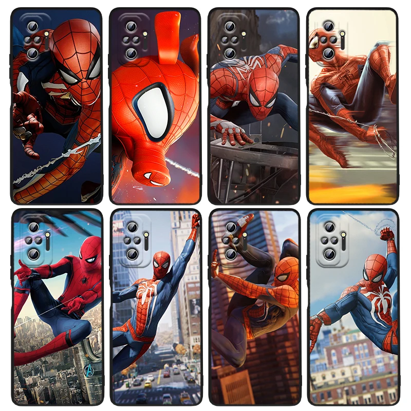 Marvel Spiderman Anime For xiaomi Redmi Note 11 11T 11S 10 10S 9 9T 9S 8 8T 7 6 5 Pro T S 5G 2021 Black Silicone Soft Phone Case
Marvel Spiderman Anime For xiaomi Redmi Note 11 11T 11S 10 10S 9 9T 9S 8 8T 7 6 5 Pro T S 5G 2021 Black Silicone Soft Phone Case