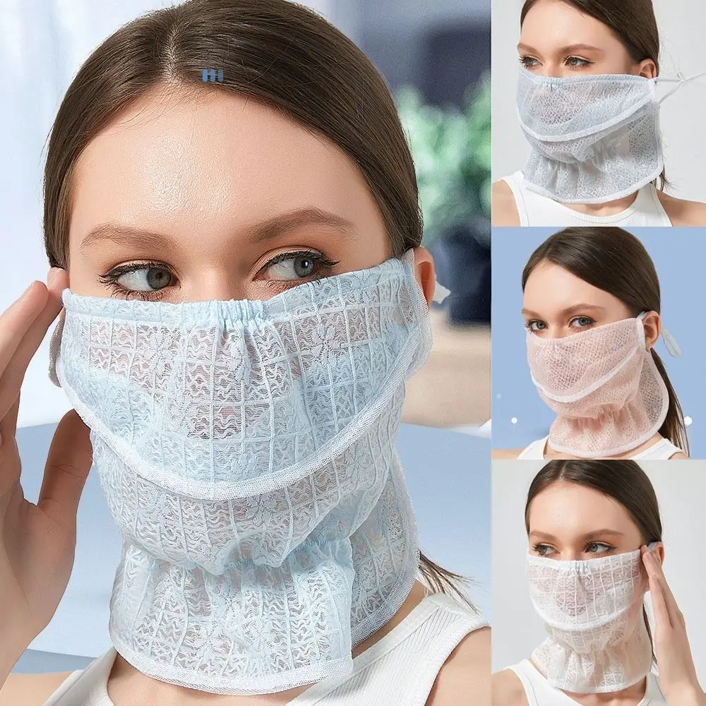 Многоразовая дышащая кружевная Фата для защиты шеи от солнца, 2 шт., женская маска, чехол для лица
Многоразовая дышащая кружевная Фата для защиты шеи от солнца, 2 шт., женская маска, чехол для лица