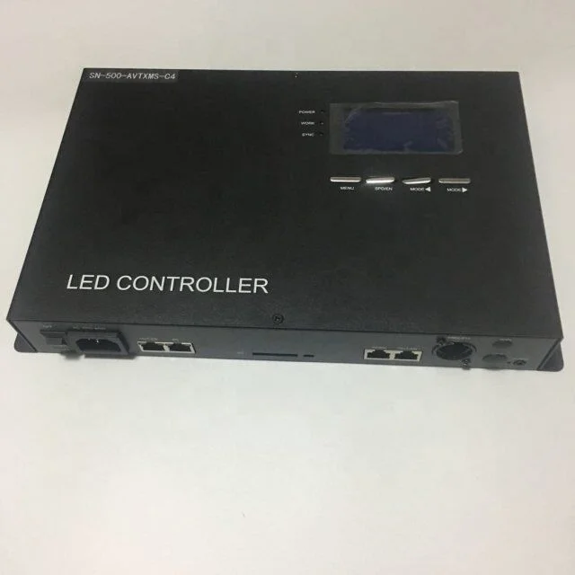 dmx 512 rgb led controller SN-500-AVTXMS-C4 + EN-508W-B2 main and sub controller
dmx 512 rgb led controller SN-500-AVTXMS-C4 + EN-508W-B2 main and sub controller