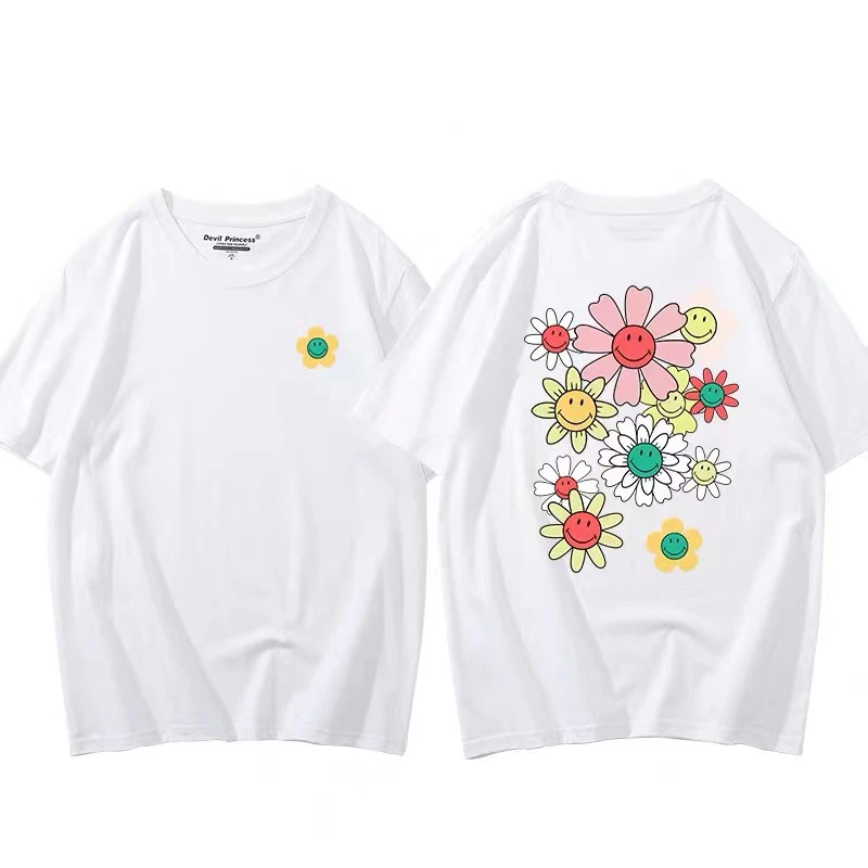 LAPA Women Short Sleeve T-shirt Cotton Casual Crew Neck Lady Man Tops Unisex Floral Cute Floral Summer Shirt
LAPA Women Short Sleeve T-shirt Cotton Casual Crew Neck Lady Man Tops Unisex Floral Cute Floral Summer Shirt