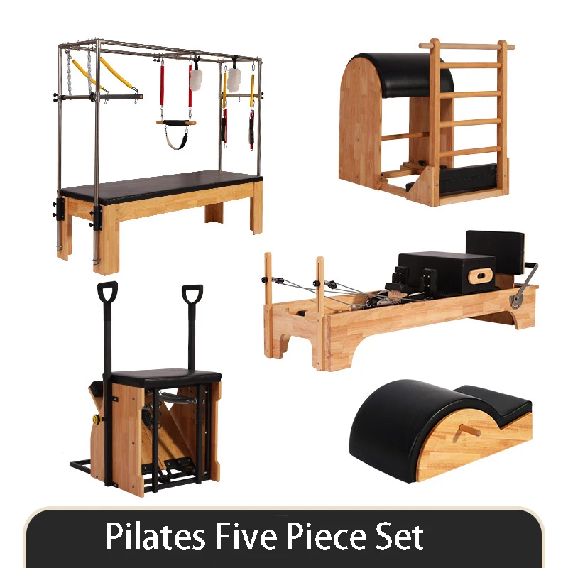 Pilates five-piece ladder bucket yoga equipment Cadillac bed ladder bucket steady chair core bed pilates reformer bett neceser 
Pilates five-piece ladder bucket yoga equipment Cadillac bed ladder bucket steady chair core bed pilates reformer bett neceser