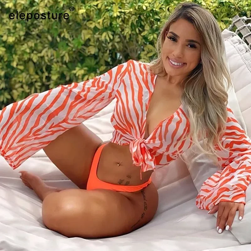 2022 Sexy Three Pieces Bikini Set Bell Sleeve Bikini Cover Up Swimwear Women Swimsuit Print Bathing Suit Beachwear Swimming Suit
2022 Sexy Three Pieces Bikini Set Bell Sleeve Bikini Cover Up Swimwear Women Swimsuit Print Bathing Suit Beachwear Swimming Suit