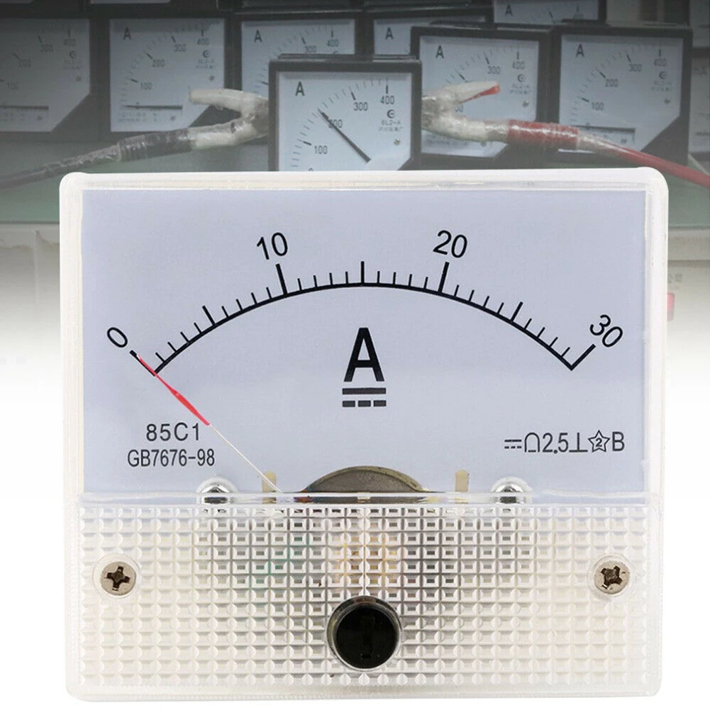Analog Ammeter Ammeter Panel Analog 64*56mm Electronic Components Plastic Portable To Measure Electrical Current
Analog Ammeter Ammeter Panel Analog 64*56mm Electronic Components Plastic Portable To Measure Electrical Current