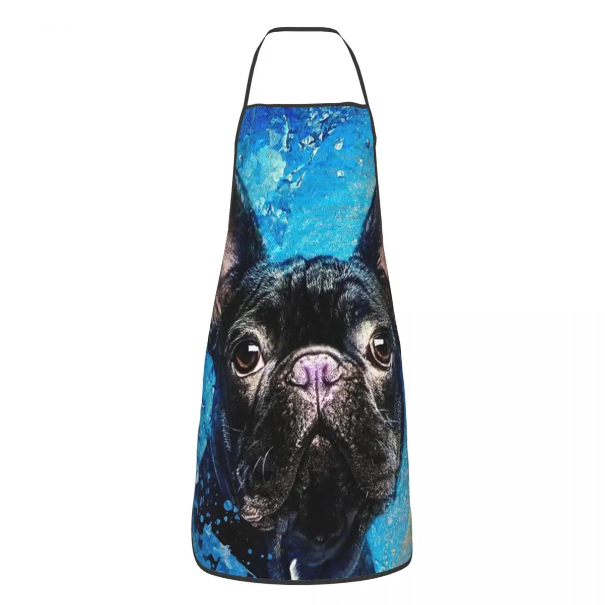 

French Bulldog Frenchie Dog Apron Cuisine Cooking Baking Household Cleaning Gardening Pet Bibs Kitchen Waterproof Pinafore Chef