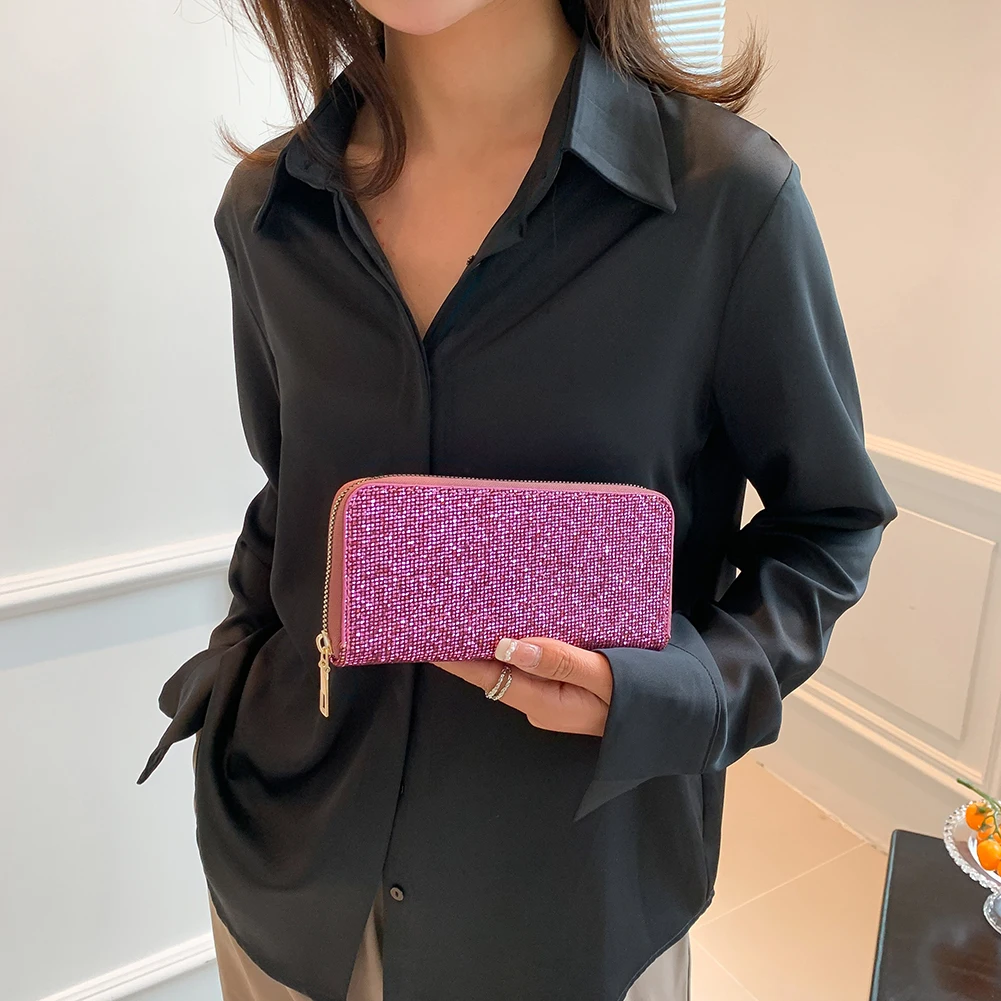 Women Sequin Clutch PU Evening Bag Sparkling Handbag Fashion Card Holder Shiny Party Bag Ladies Purse Wallet Money Pocket Bags
Women Sequin Clutch PU Evening Bag Sparkling Handbag Fashion Card Holder Shiny Party Bag Ladies Purse Wallet Money Pocket Bags