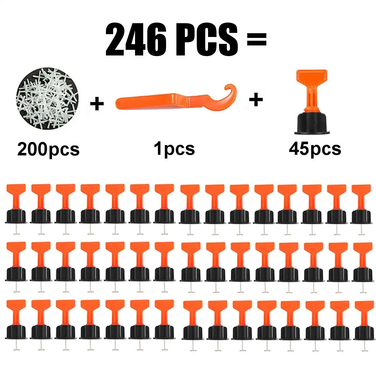 Плоскогубцы для выравнивания плитки, 246 шт.
Плоскогубцы для выравнивания плитки, 246 шт.