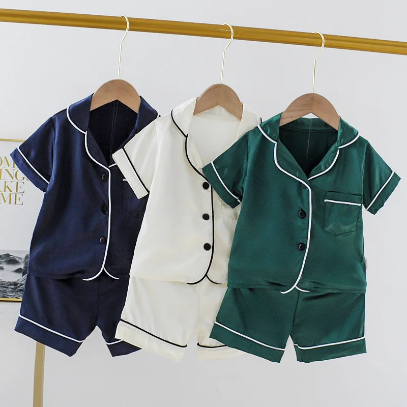 Children Soft T-shirt Solid Tops Girls Casual Leopard Print Thin Cardigan + Simple Comfortable Shorts Boys Summer Homewear Suit
Children Soft T-shirt Solid Tops Girls Casual Leopard Print Thin Cardigan + Simple Comfortable Shorts Boys Summer Homewear Suit