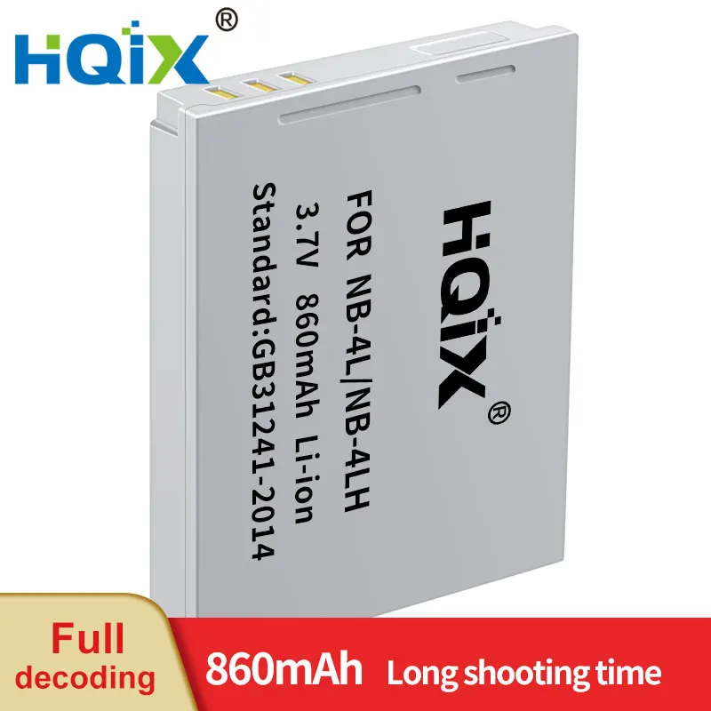 HQIX for Canon IXUS 130 100 120 220 255 40 55 65 75 i5 i7 110 117 230 115 SD960 SD780 TX1 70 50 Camera NB-4L 4LH Charger Battery 
HQIX for Canon IXUS 130 100 120 220 255 40 55 65 75 i5 i7 110 117 230 115 SD960 SD780 TX1 70 50 Camera NB-4L 4LH Charger Battery