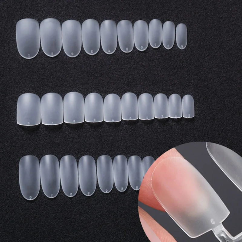 300pcs/box Korean Non Blendable Oval Shape False Nail Tips Soft Flexible Translucent Full Cover Fake Nails High Quality
300pcs/box Korean Non Blendable Oval Shape False Nail Tips Soft Flexible Translucent Full Cover Fake Nails High Quality