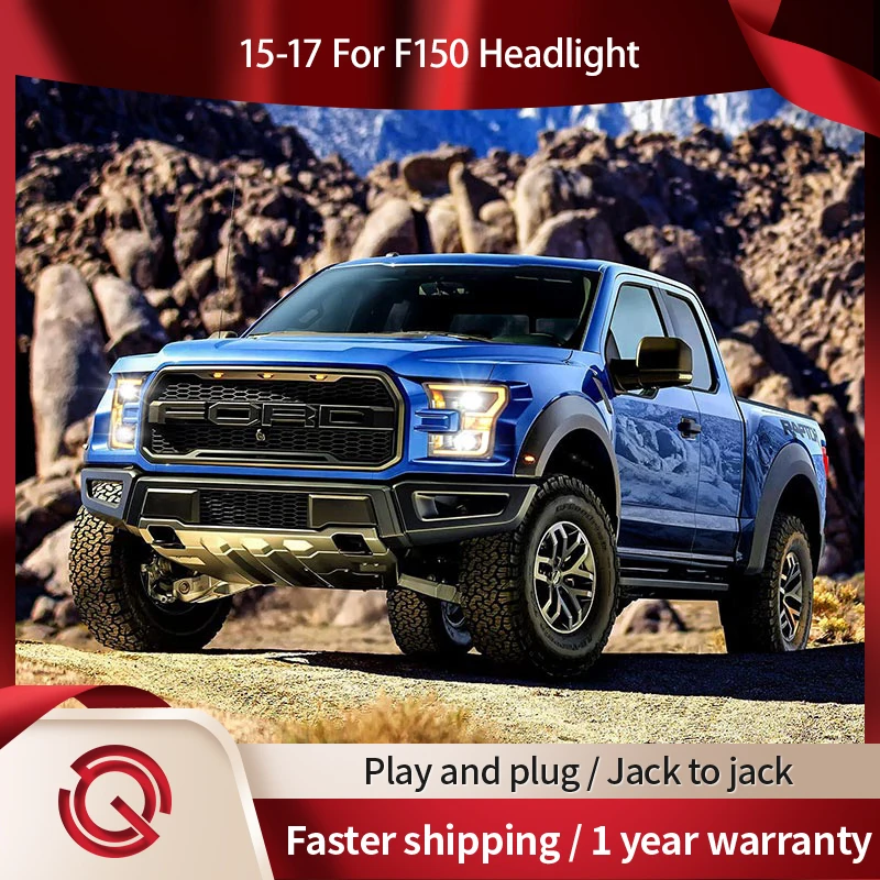 Автомобильные аксессуары, передняя фара для Ford F150, фары 2015-2017, Раптор светодиодный F150, фара для стайлинга, динамический поворотник, линза
Автомобильные аксессуары, передняя фара для Ford F150, фары 2015-2017, Раптор светодиодный F150, фара для стайлинга, динамический поворотник, линза