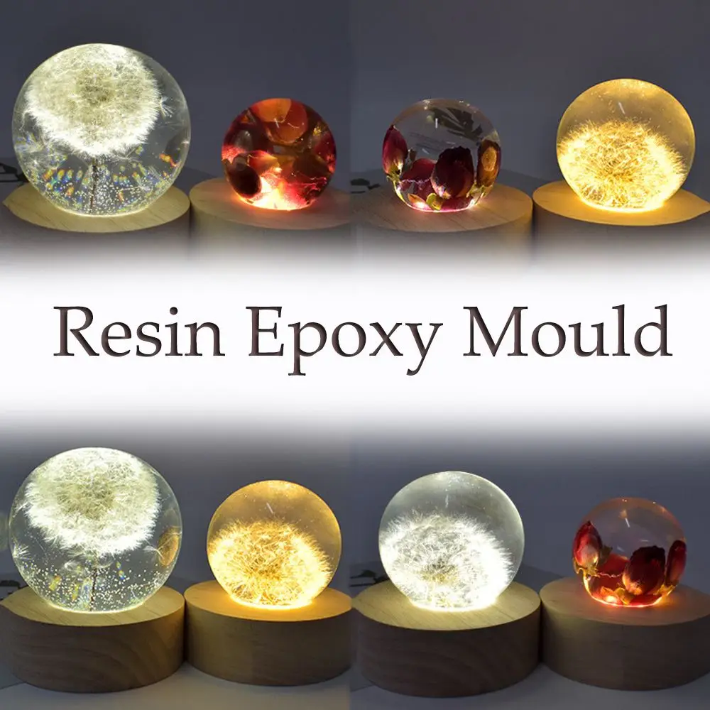 Gift Crystal Ornaments Home Decor Handcraft Resin Epoxy Mould Silicone Mould Round Ball
Gift Crystal Ornaments Home Decor Handcraft Resin Epoxy Mould Silicone Mould Round Ball