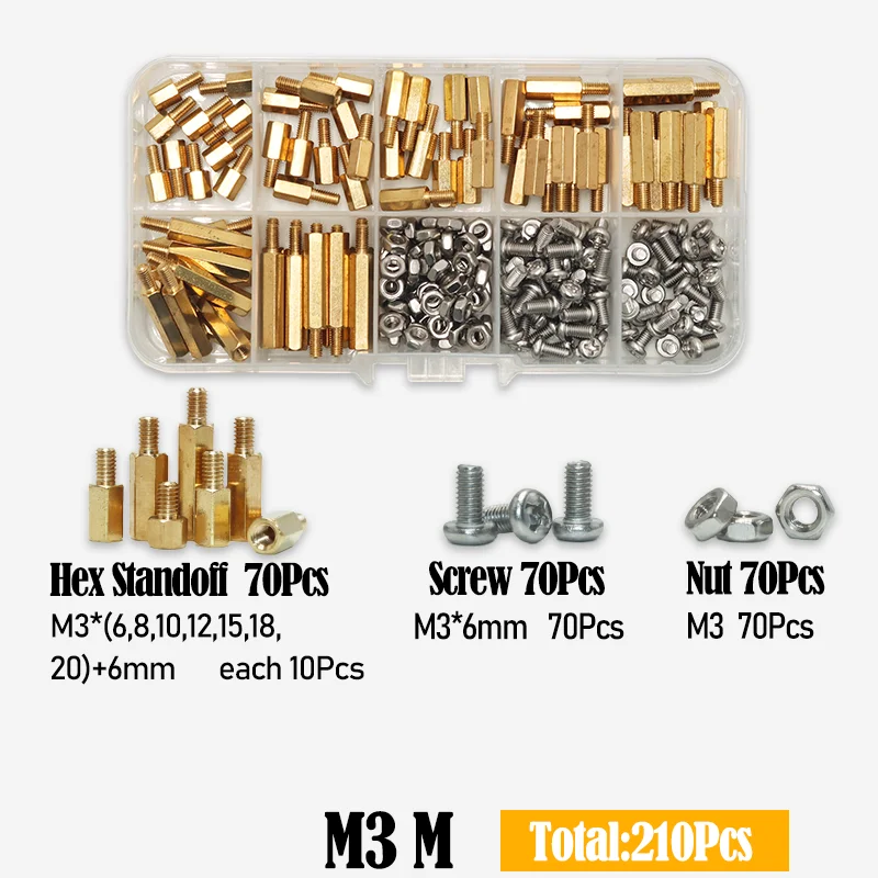 390x латунный шестигранный стопорный винт с крестообразным шлицем, набор гаек M2 M3 M4 M5, опорные стойки для печатной платы, стойка для колонны, шпилька, проставка для материнской платы
390x латунный шестигранный стопорный винт с крестообразным шлицем, набор гаек M2 M3 M4 M5, опорные стойки для печатной платы, стойка для колонны, шпилька, проставка для материнской платы