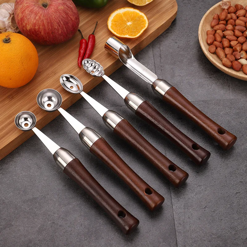Stainless Steel Kitchen Accessories Fruit Digger Platter Tool Set Ice Cream Carving Knife
Stainless Steel Kitchen Accessories Fruit Digger Platter Tool Set Ice Cream Carving Knife