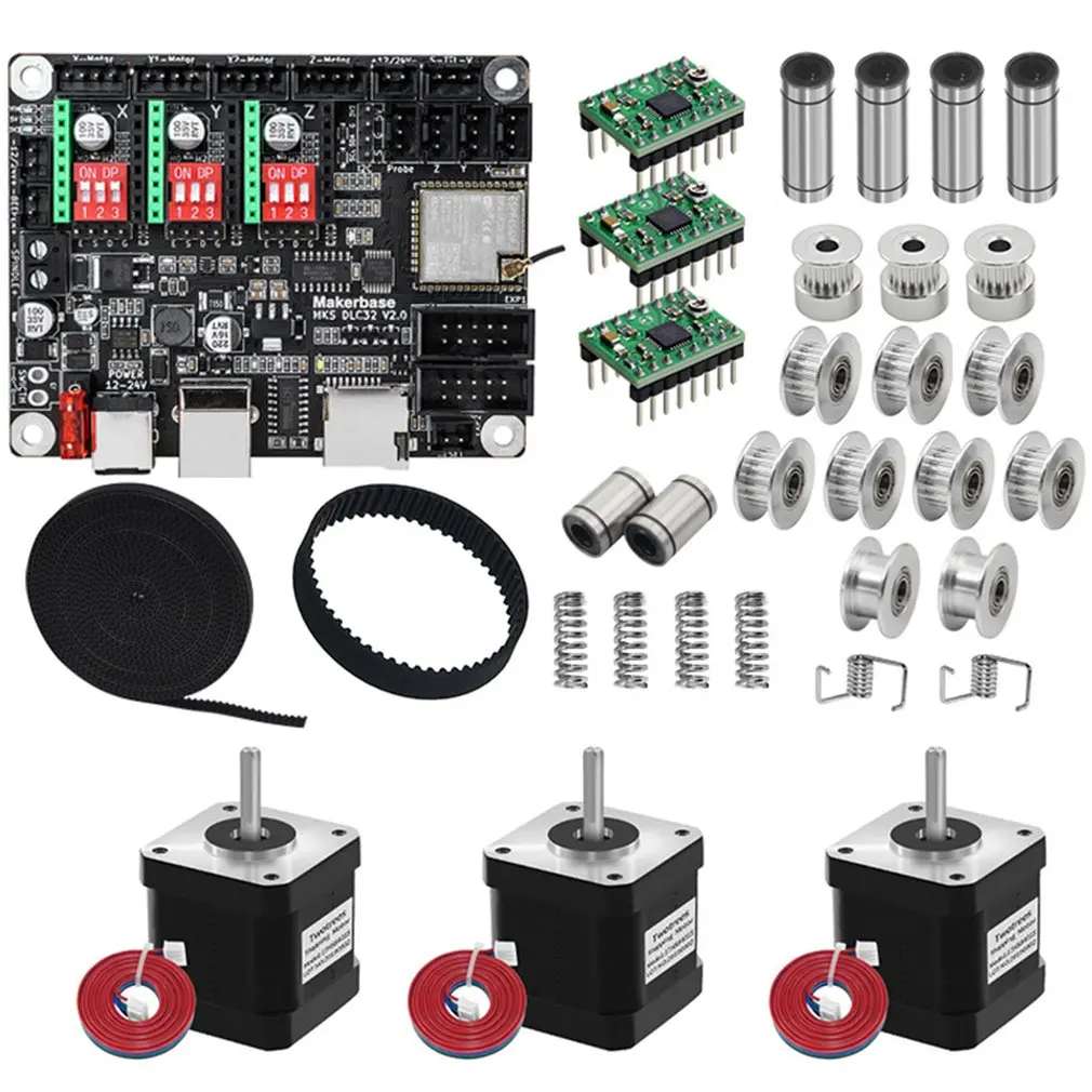 Hot Writer DIY Parts Package Mainboard Motor Parts Writing Robot V2.2 CNC Engraver Parts Package High Speed Up To 8000mm/min
Hot Writer DIY Parts Package Mainboard Motor Parts Writing Robot V2.2 CNC Engraver Parts Package High Speed Up To 8000mm/min
