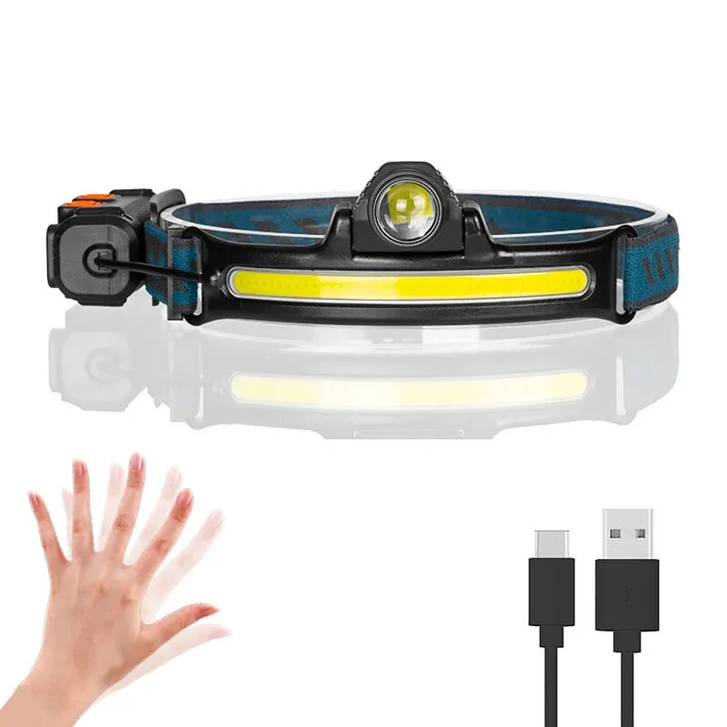 USB перезаряжаемый налобный фонарь Zoom COB
USB перезаряжаемый налобный фонарь Zoom COB
