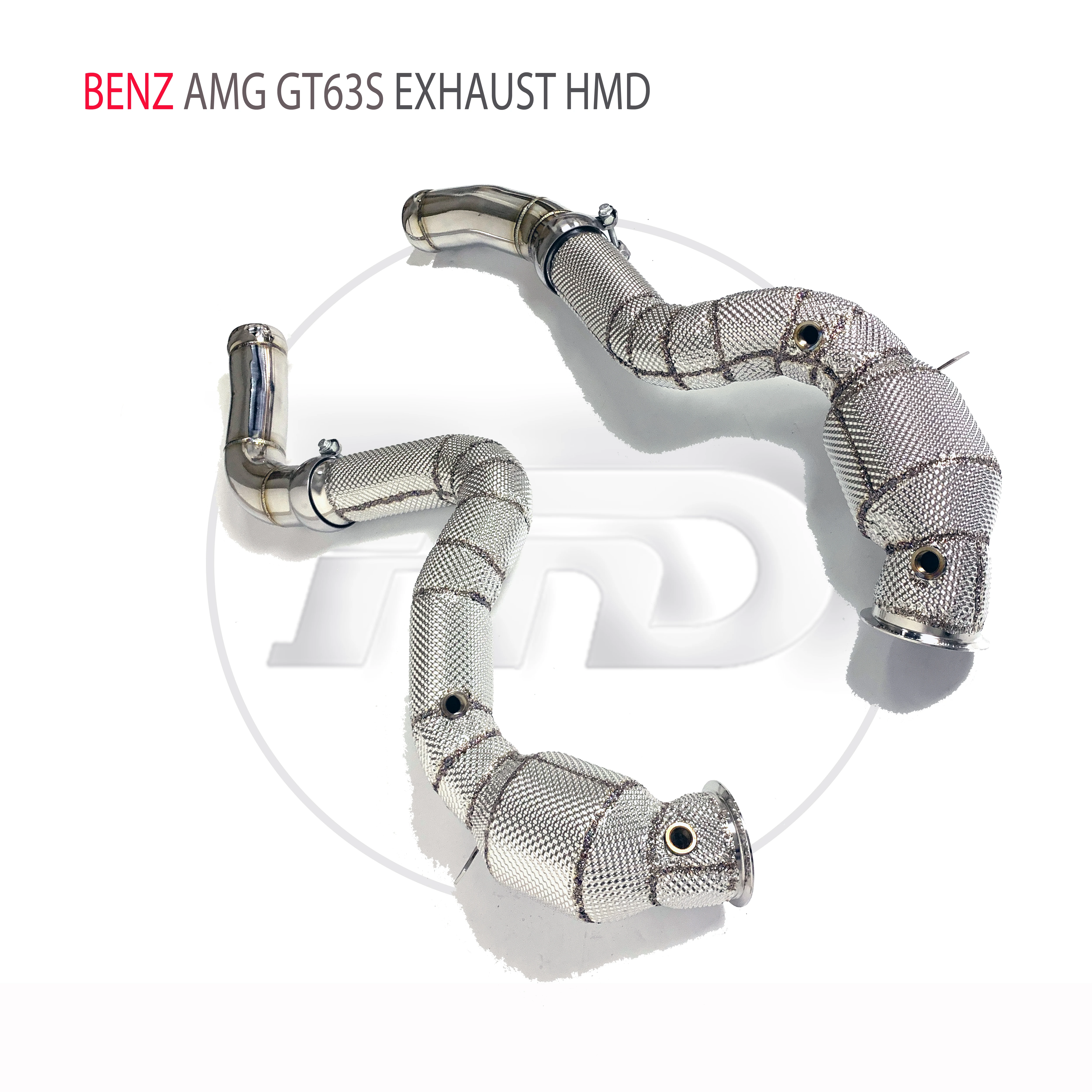 HMD Stainless Steel Exhaust Peformance Manifold Downpipe for Mercedes Benz GT63S AMG Car Accessories With Catalytic Converter
HMD Stainless Steel Exhaust Peformance Manifold Downpipe for Mercedes Benz GT63S AMG Car Accessories With Catalytic Converter