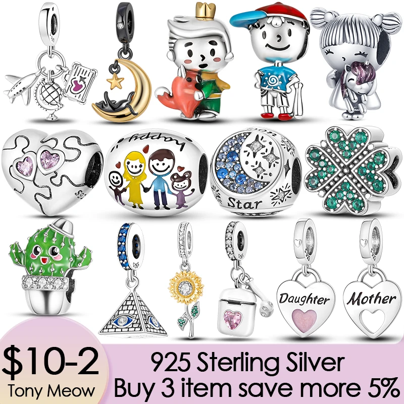 2022 Winter New Charm 925 Sterling Silver Cat Moon Star Dangle Charm Bead Pendant Fit Original Pandora Bracelet for Women Gift
2022 Winter New Charm 925 Sterling Silver Cat Moon Star Dangle Charm Bead Pendant Fit Original Pandora Bracelet for Women Gift