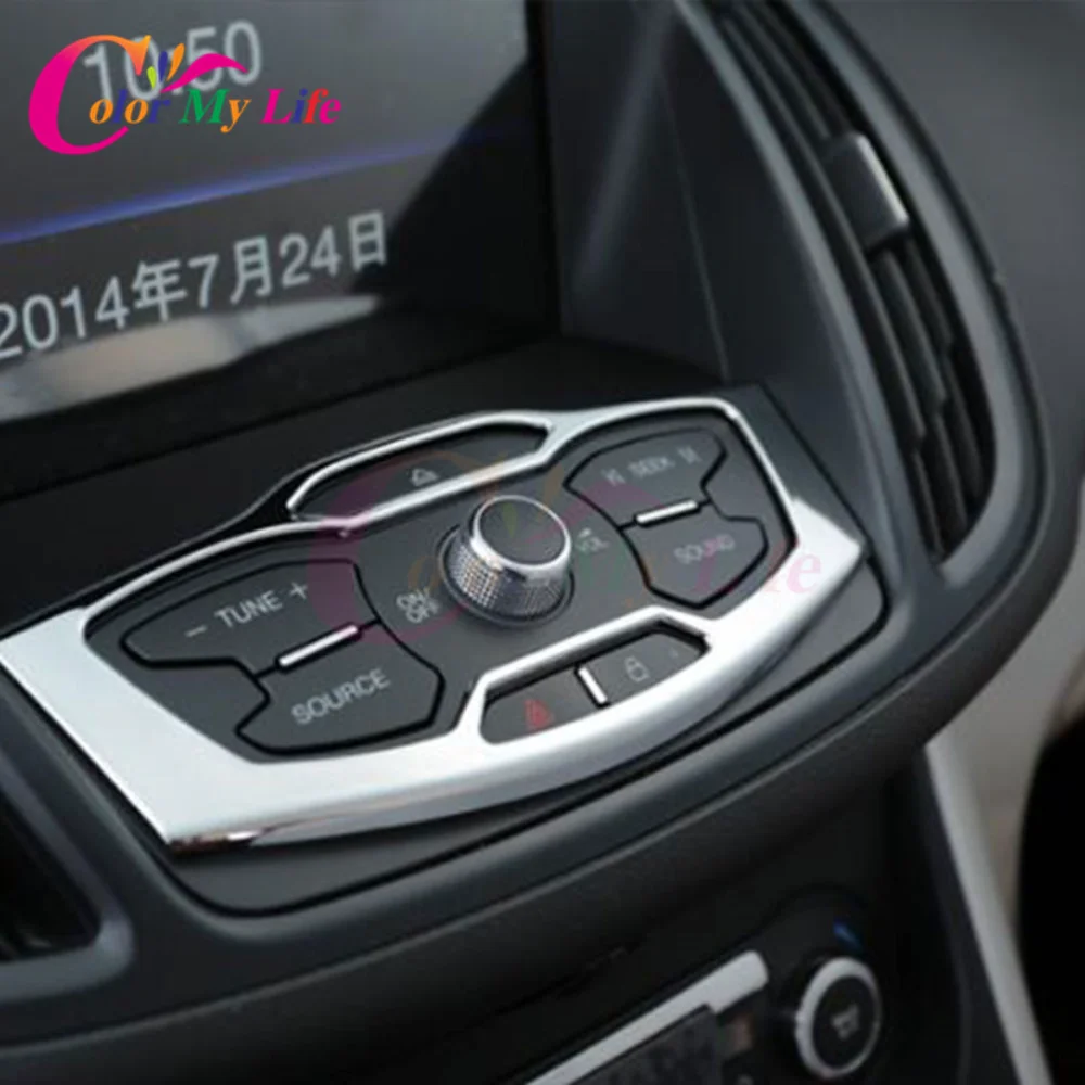 Color My Life ABS Chrome Console Decorative Panel Sequins Sticker for Ford Kuga Escape 2013 2014 2015 2016 Modified Accessories
Color My Life ABS Chrome Console Decorative Panel Sequins Sticker for Ford Kuga Escape 2013 2014 2015 2016 Modified Accessories