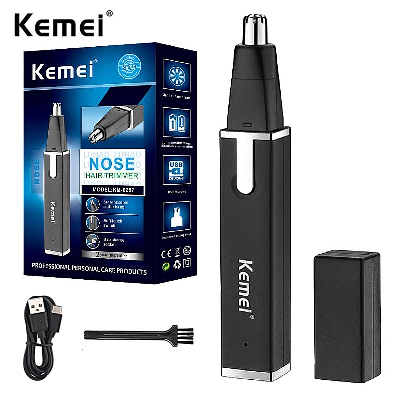 Kemei 6287 Nose Hair Trimmer Nasal Wool Implement Nose Hair Cut Washed Trimmer Clipper And Hair Razor Epilator Remover nosehai
Kemei 6287 Nose Hair Trimmer Nasal Wool Implement Nose Hair Cut Washed Trimmer Clipper And Hair Razor Epilator Remover nosehai