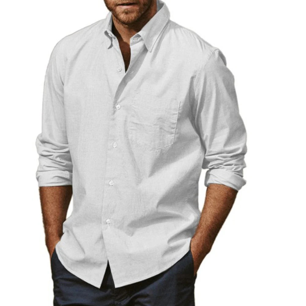 Mens Button-Down Shirts Shirt Soft Solid Autumn Summer Blouse Breathable Tops Business Wedding Button-up Fashion
Mens Button-Down Shirts Shirt Soft Solid Autumn Summer Blouse Breathable Tops Business Wedding Button-up Fashion