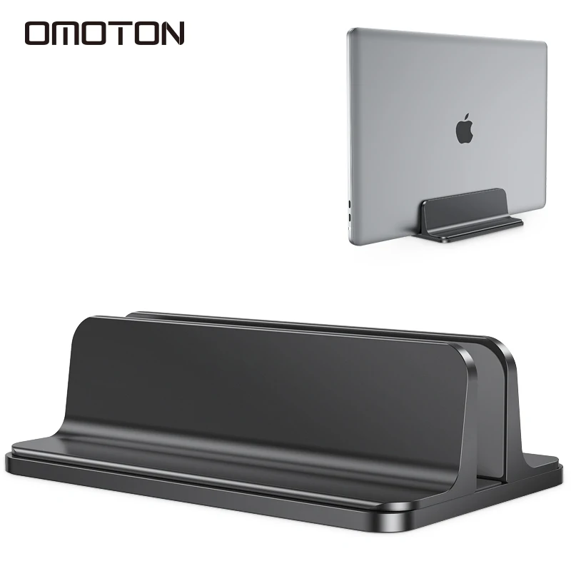OMOTON Vertical Laptop Stand Holder Desktop Aluminum Stand for MacBook with Adjustable Dock Size Fits All MacBook Universal
OMOTON Vertical Laptop Stand Holder Desktop Aluminum Stand for MacBook with Adjustable Dock Size Fits All MacBook Universal