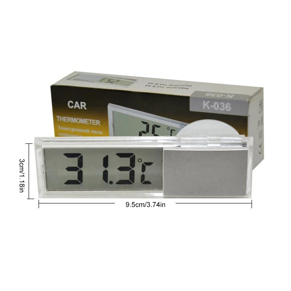 Magnetic Auto Car LCD Digital Display Indoor Outdoor Thermometer Meter Mini Digital Clock Temperature Instruments Sensor Car Ac
Magnetic Auto Car LCD Digital Display Indoor Outdoor Thermometer Meter Mini Digital Clock Temperature Instruments Sensor Car Ac