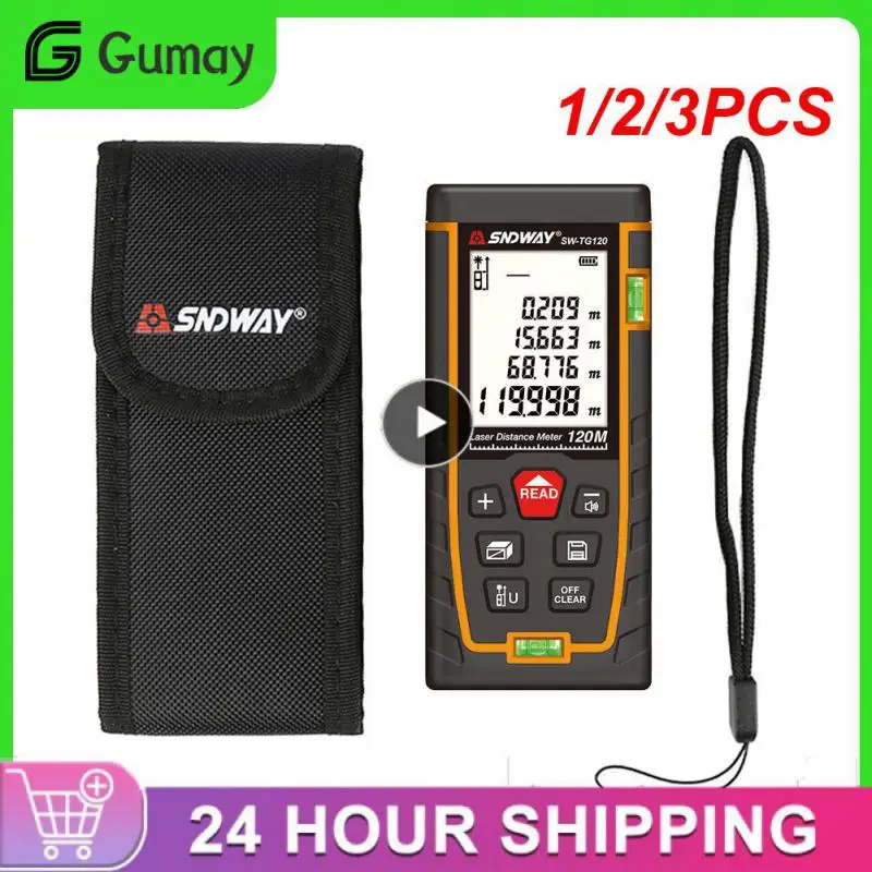 1/2/3PCS Laser Distance Meter Double Bubble Digital Measuring Device Tools Electronic Tape Laser Rangefinder Laser Range Finder
1/2/3PCS Laser Distance Meter Double Bubble Digital Measuring Device Tools Electronic Tape Laser Rangefinder Laser Range Finder