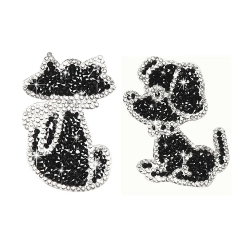 Cartoon Animal Rhinestone Applique for Clothes Puppy Kitty Iron-on Transfers for Clothing Decorative Accessories DIY Patches
Cartoon Animal Rhinestone Applique for Clothes Puppy Kitty Iron-on Transfers for Clothing Decorative Accessories DIY Patches