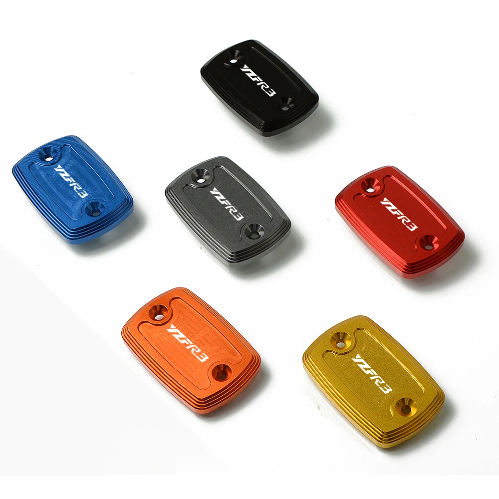 For YAMAHA YZF-R3 YZF-R25 2015 2016 Motorcycle YZF R3 R250 Front Master Cylinder Cover Brake Fluid Reservoir Cap Cover CNC
For YAMAHA YZF-R3 YZF-R25 2015 2016 Motorcycle YZF R3 R250 Front Master Cylinder Cover Brake Fluid Reservoir Cap Cover CNC