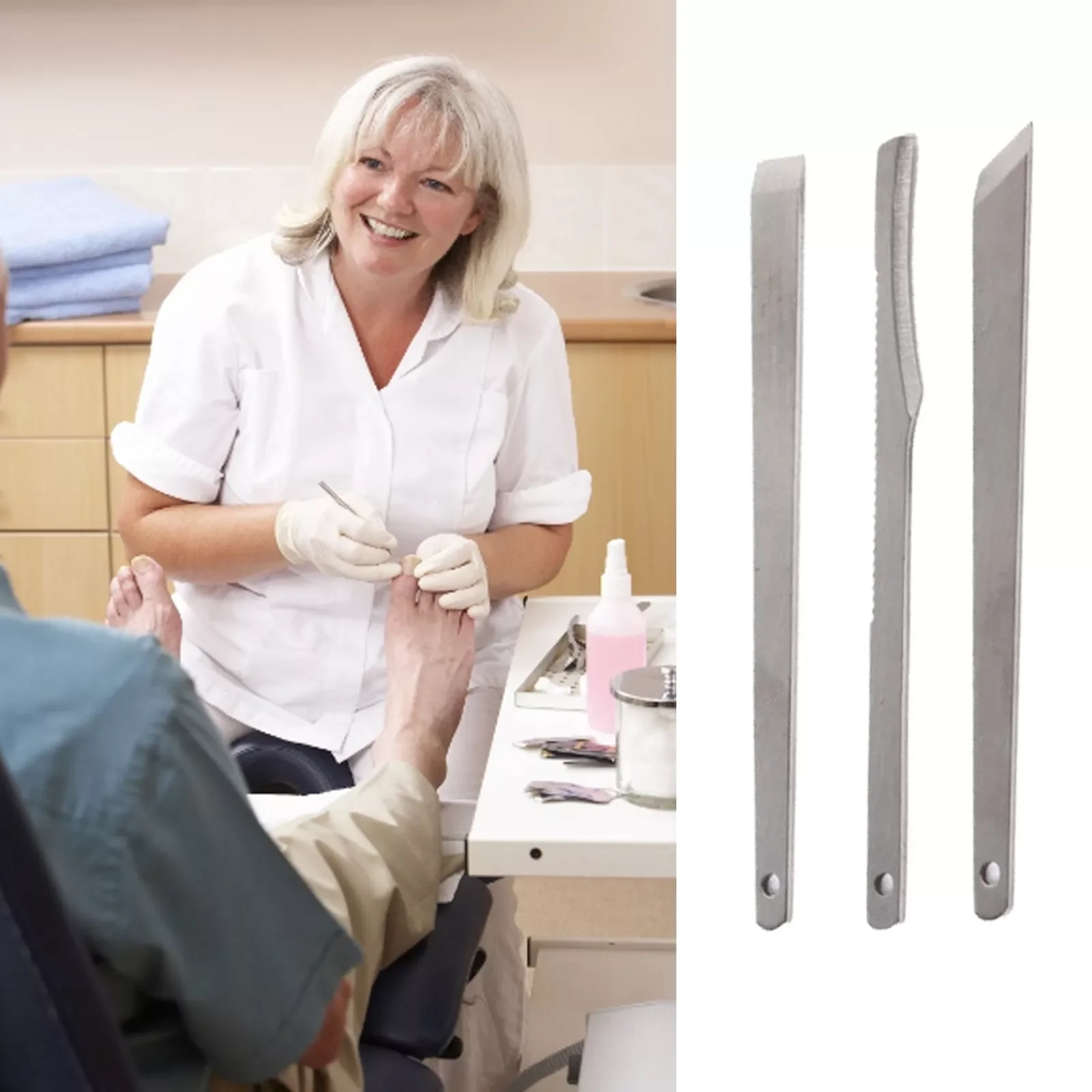 Manicure Pedicure Tools Toe Nail Knife Shaver Nail Clipper Dead Skin Remover Ingrown Cuticle Foot Care Tools 
Manicure Pedicure Tools Toe Nail Knife Shaver Nail Clipper Dead Skin Remover Ingrown Cuticle Foot Care Tools