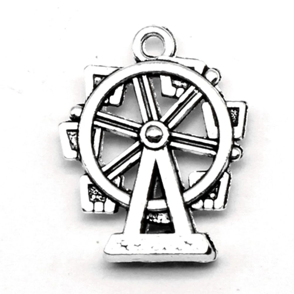 50pcs Wholesale Jewelry Lots Ferris Wheel Charms Pendant Supplies For Jewelry Materials 11x22mm
50pcs Wholesale Jewelry Lots Ferris Wheel Charms Pendant Supplies For Jewelry Materials 11x22mm